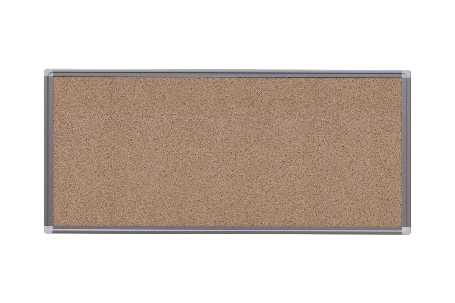 Panel de corcho con perfil de aluminio