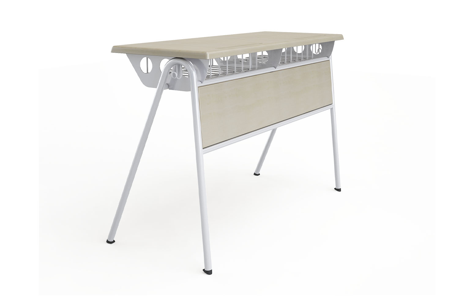 Pupitre Venus doble Verzalit con panel de madera