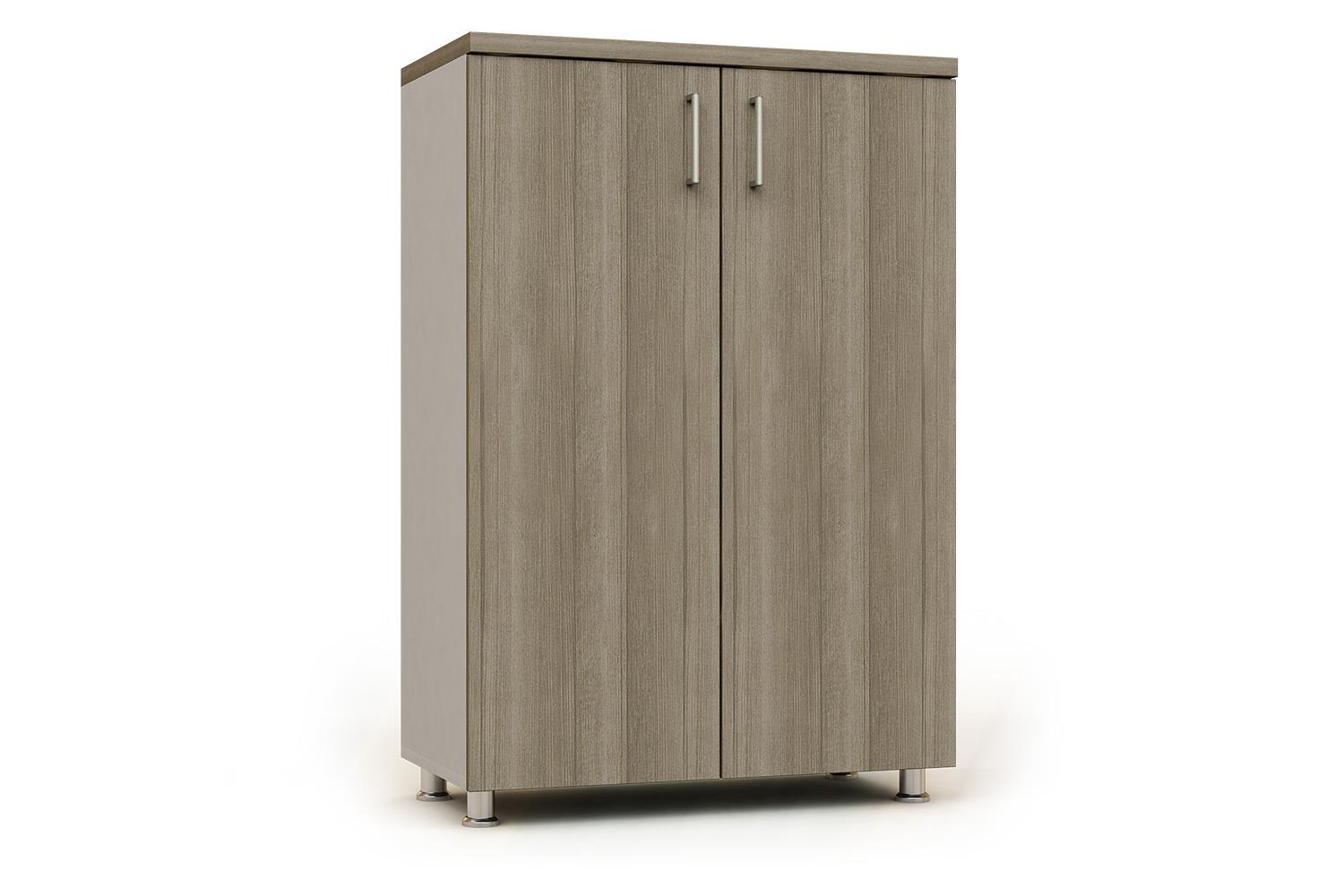 Armari modular baix ample amb portes de fusta