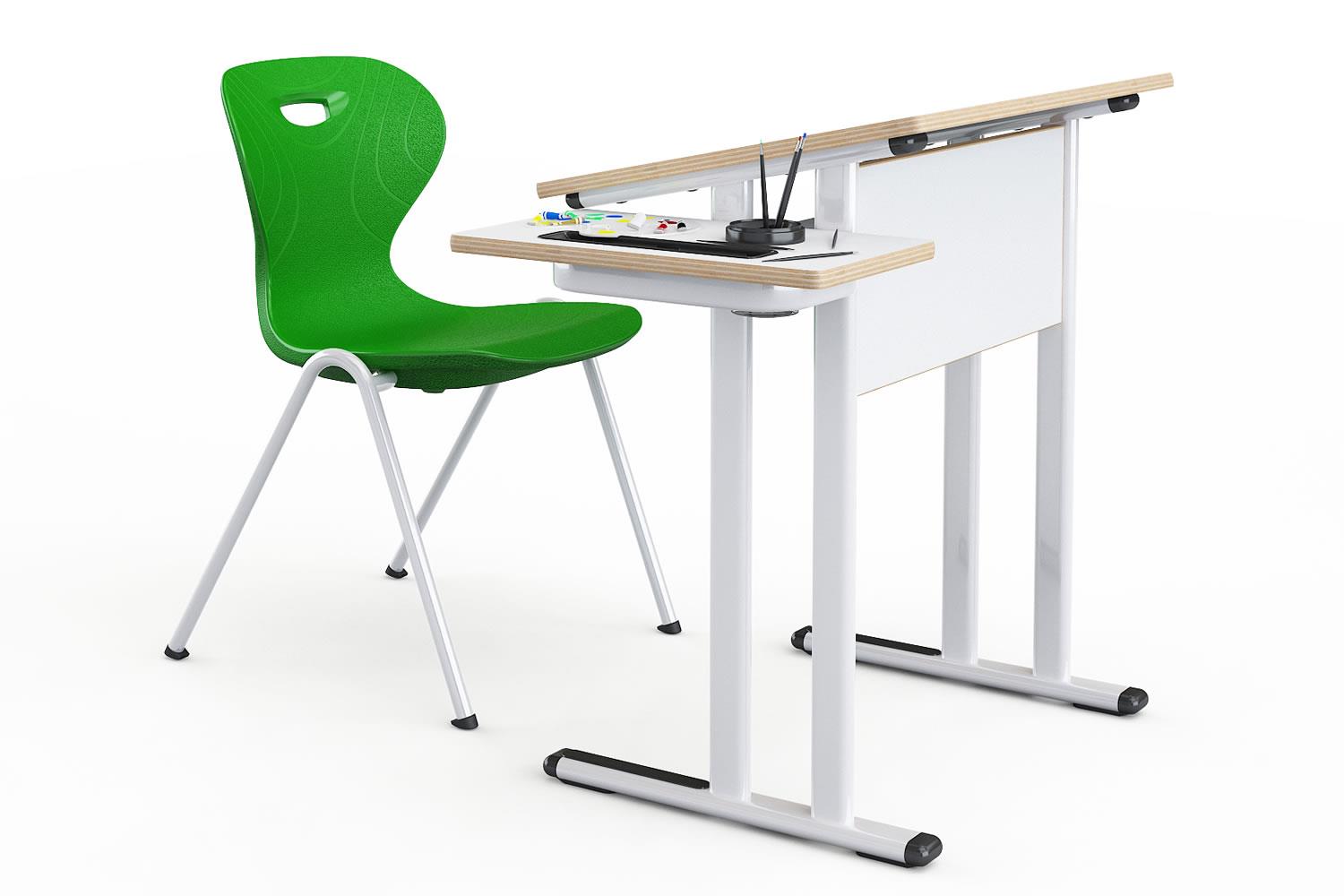 Table Galaxy single of art laminate with wooden panel