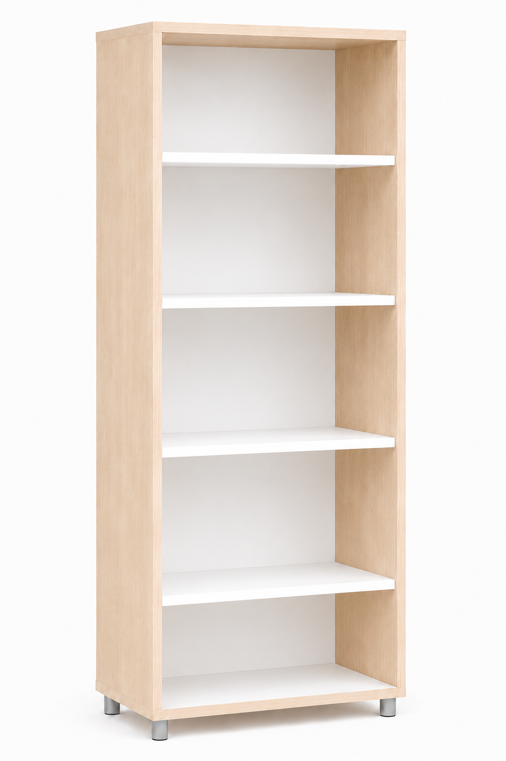 Armario modular alto ancho abierto con baldas