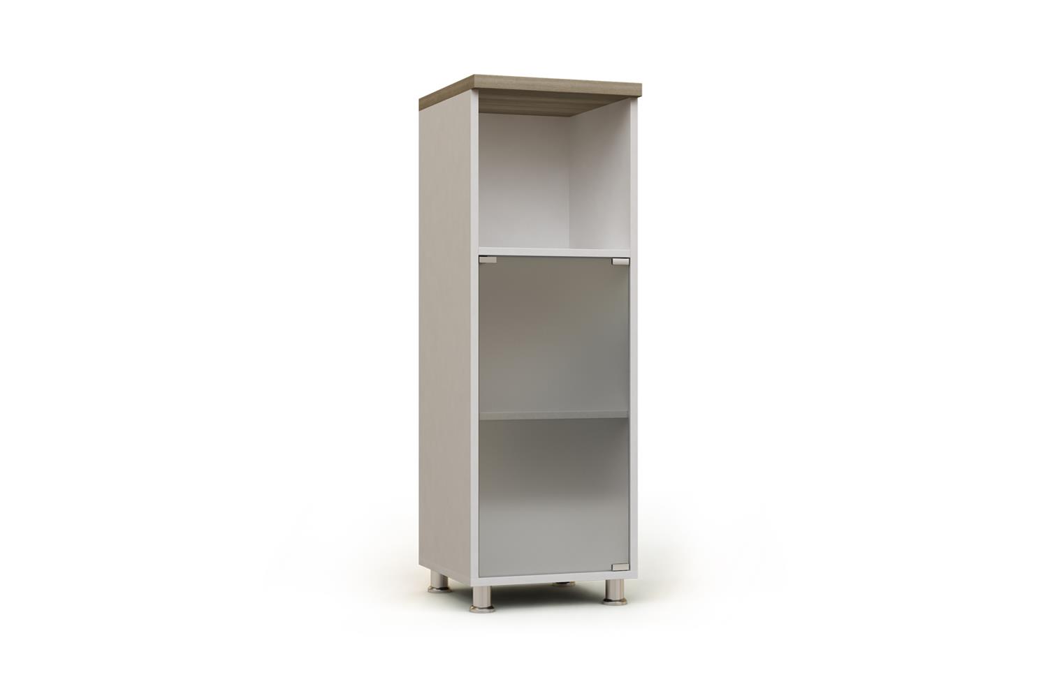 Modular tall cabinet mixed with lower door