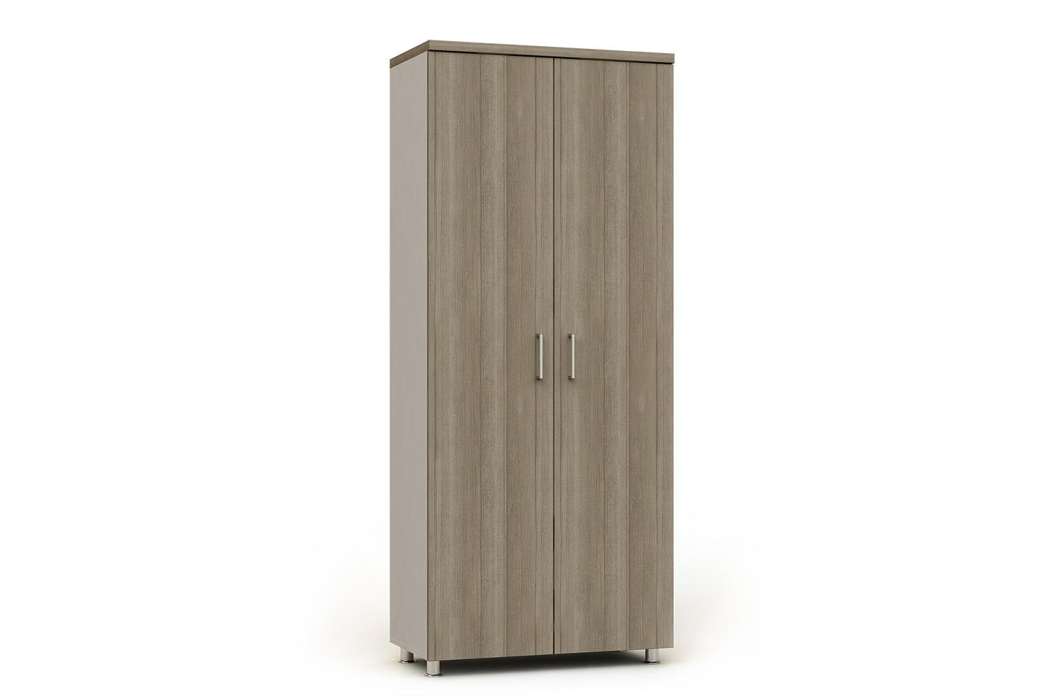 Armari modular alt ample amb portes de fusta