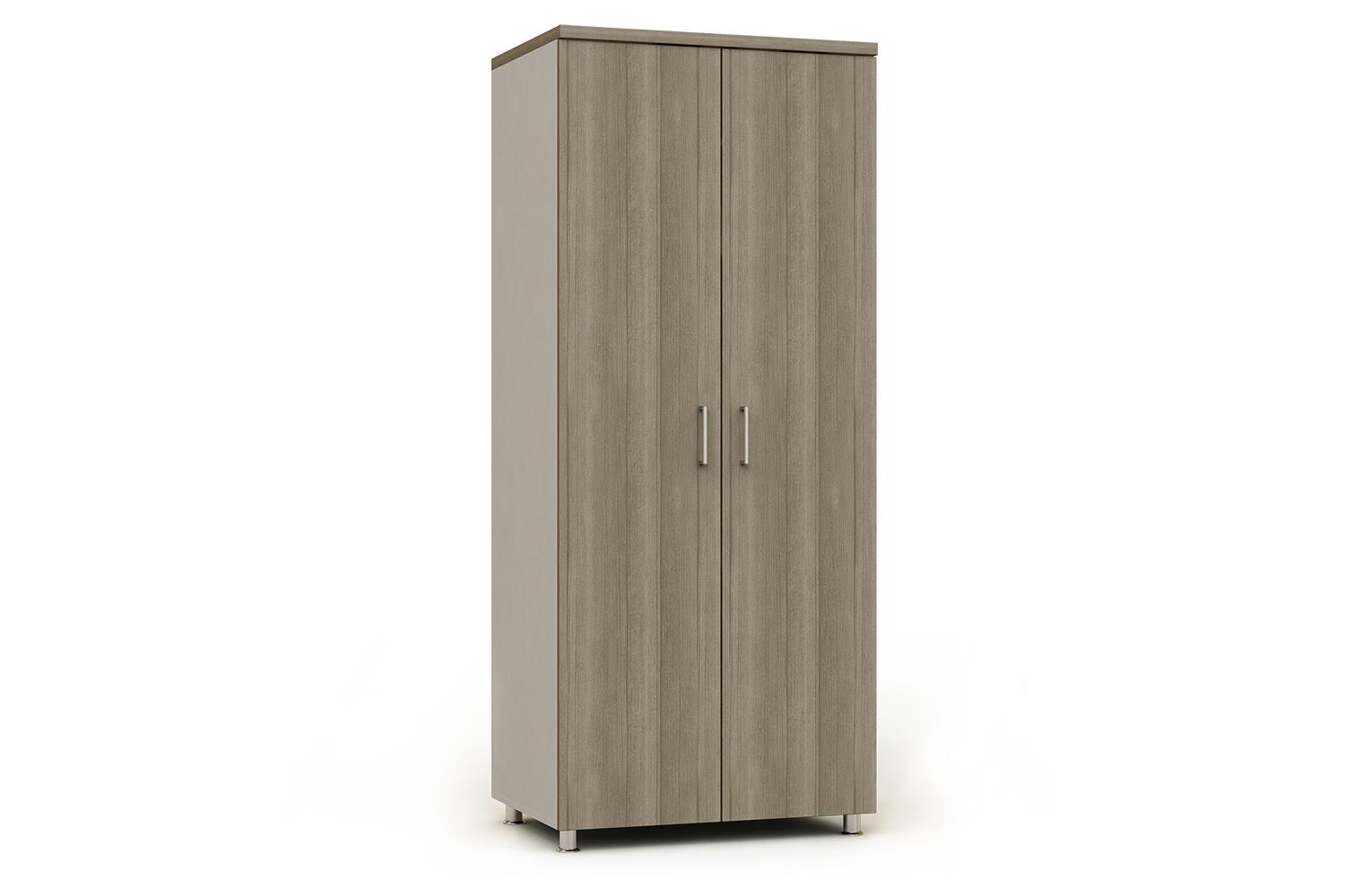 Armari modular alt ample amb portes de fusta
