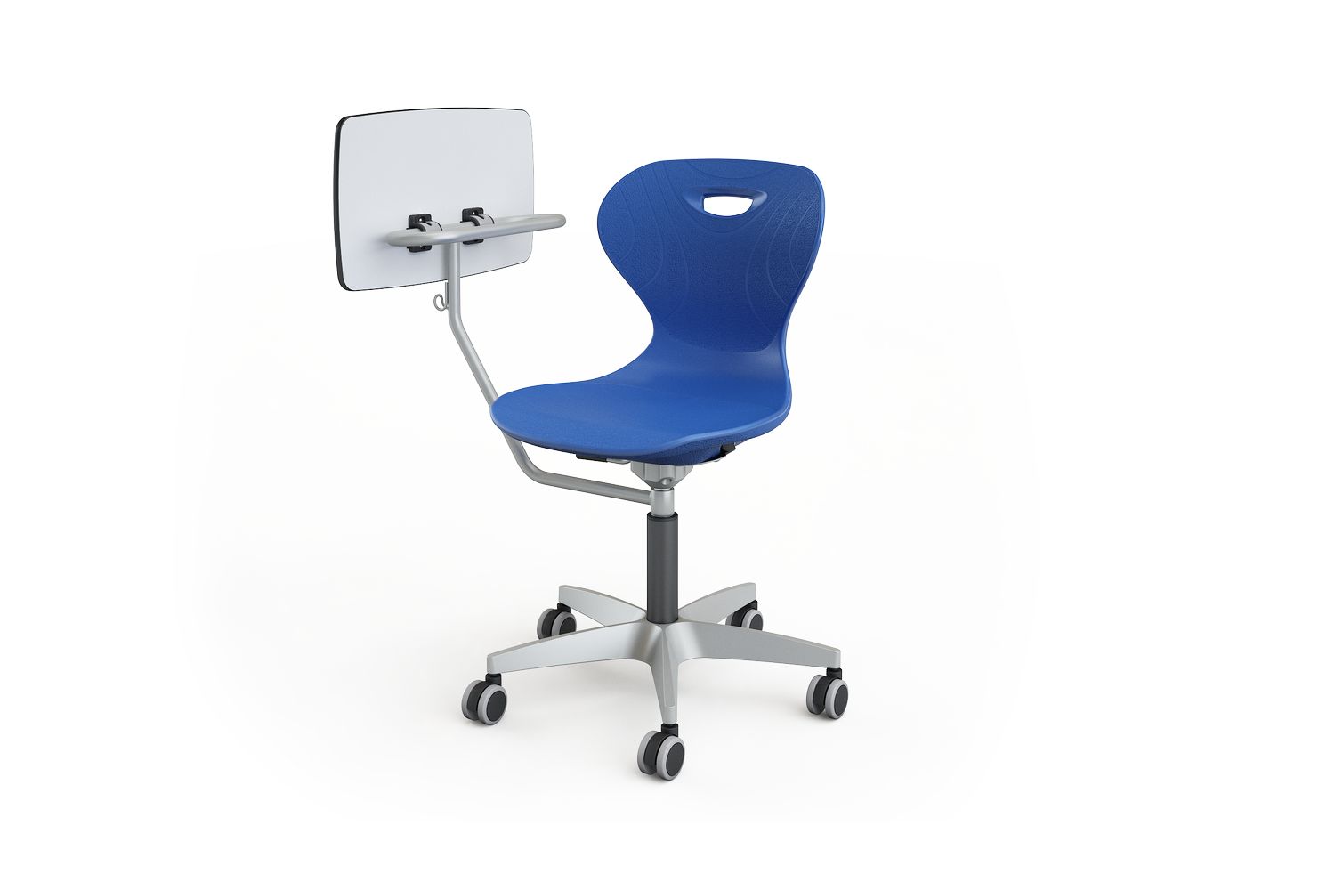 Silla con pala y base estrella pintada