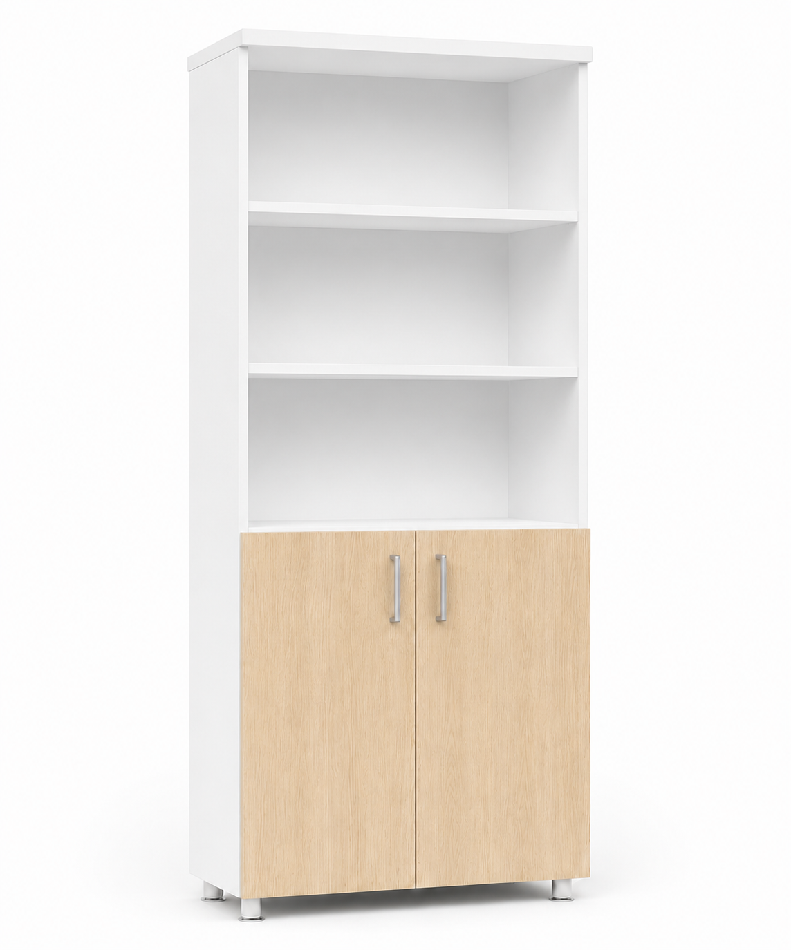 Armari modular alt ample obert amb portes inferiors