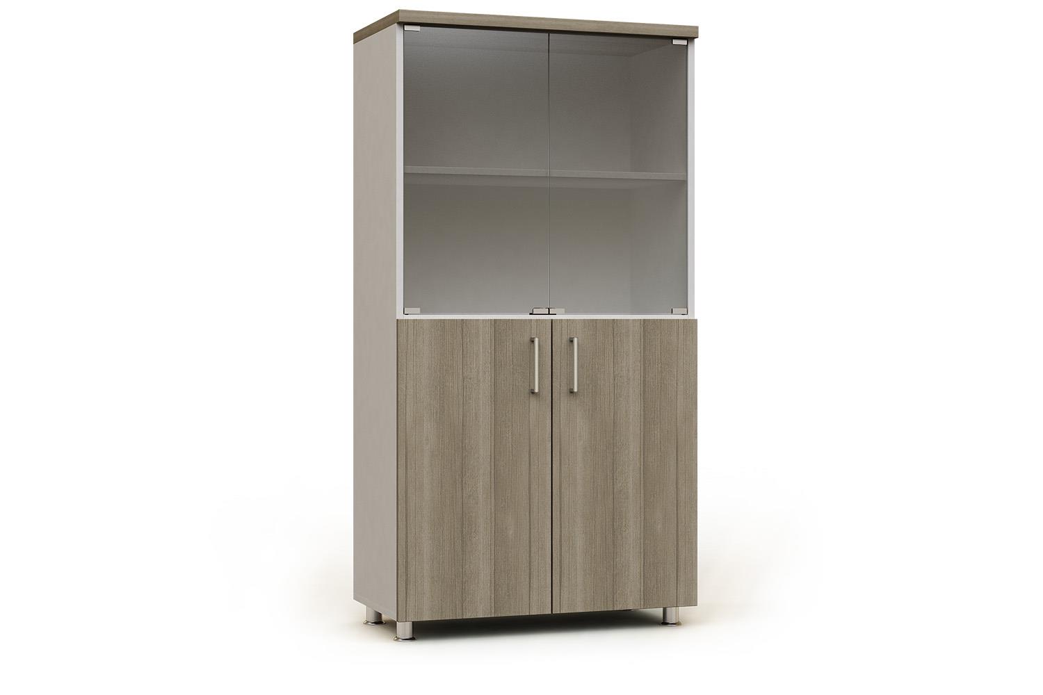 Armario modular ancho mixto con puerta inferior