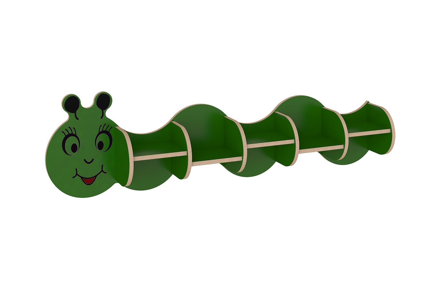 Estantería infantil con forma de gusano