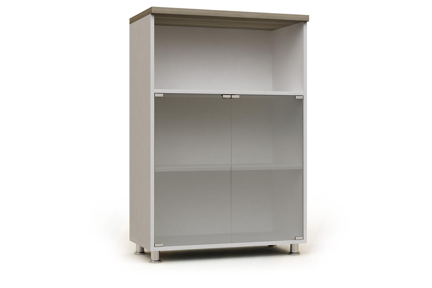 Modular low cabinet width open with shelves