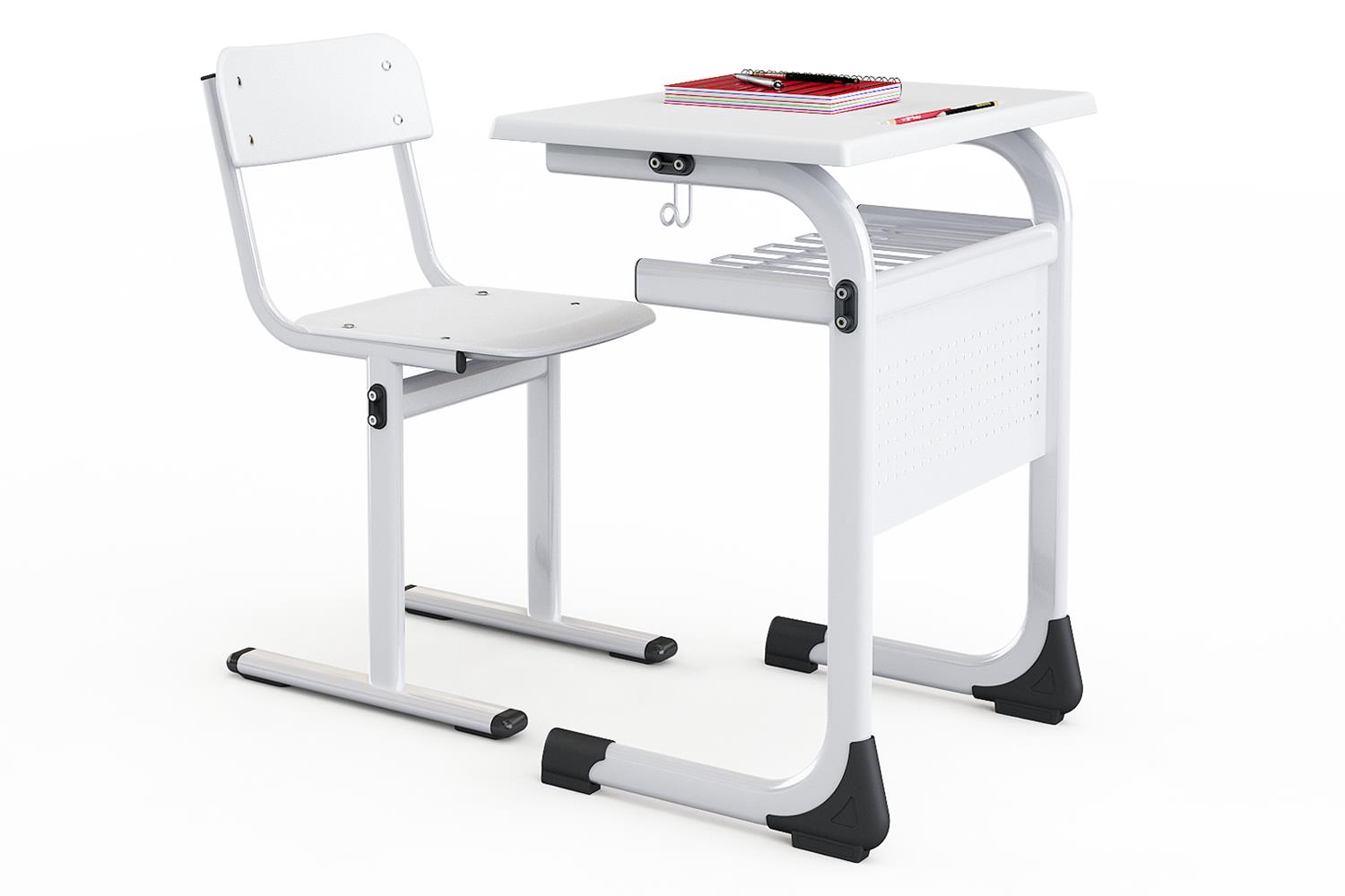 Pupitre Elegan individual Verzalit con panel metálico