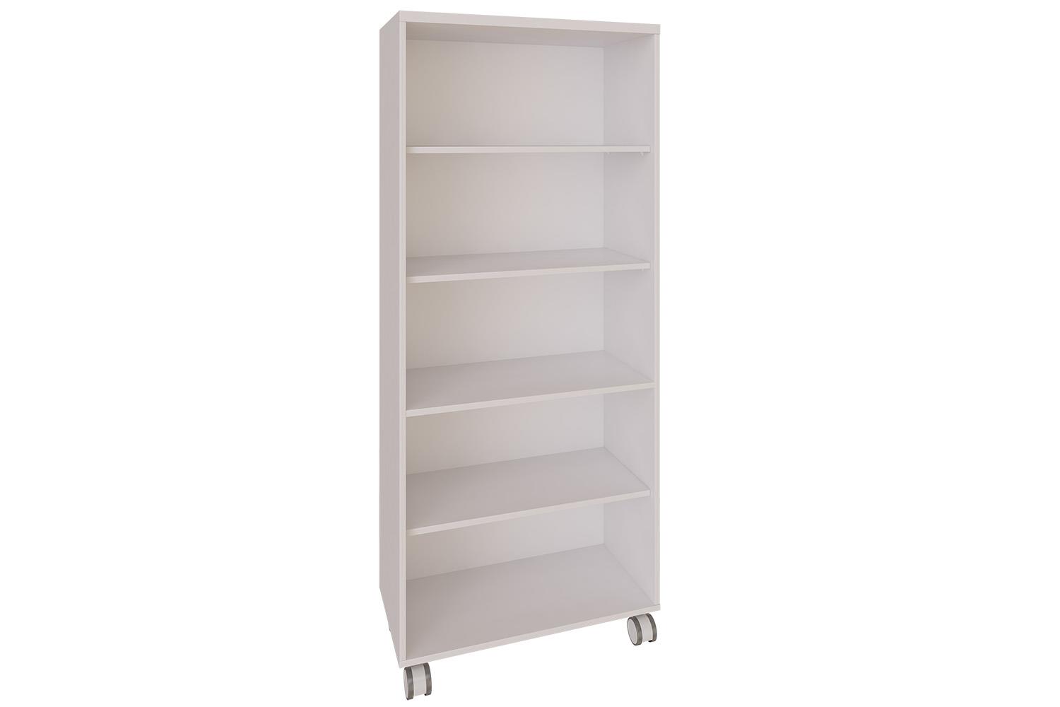 Mobile low open shelving unit